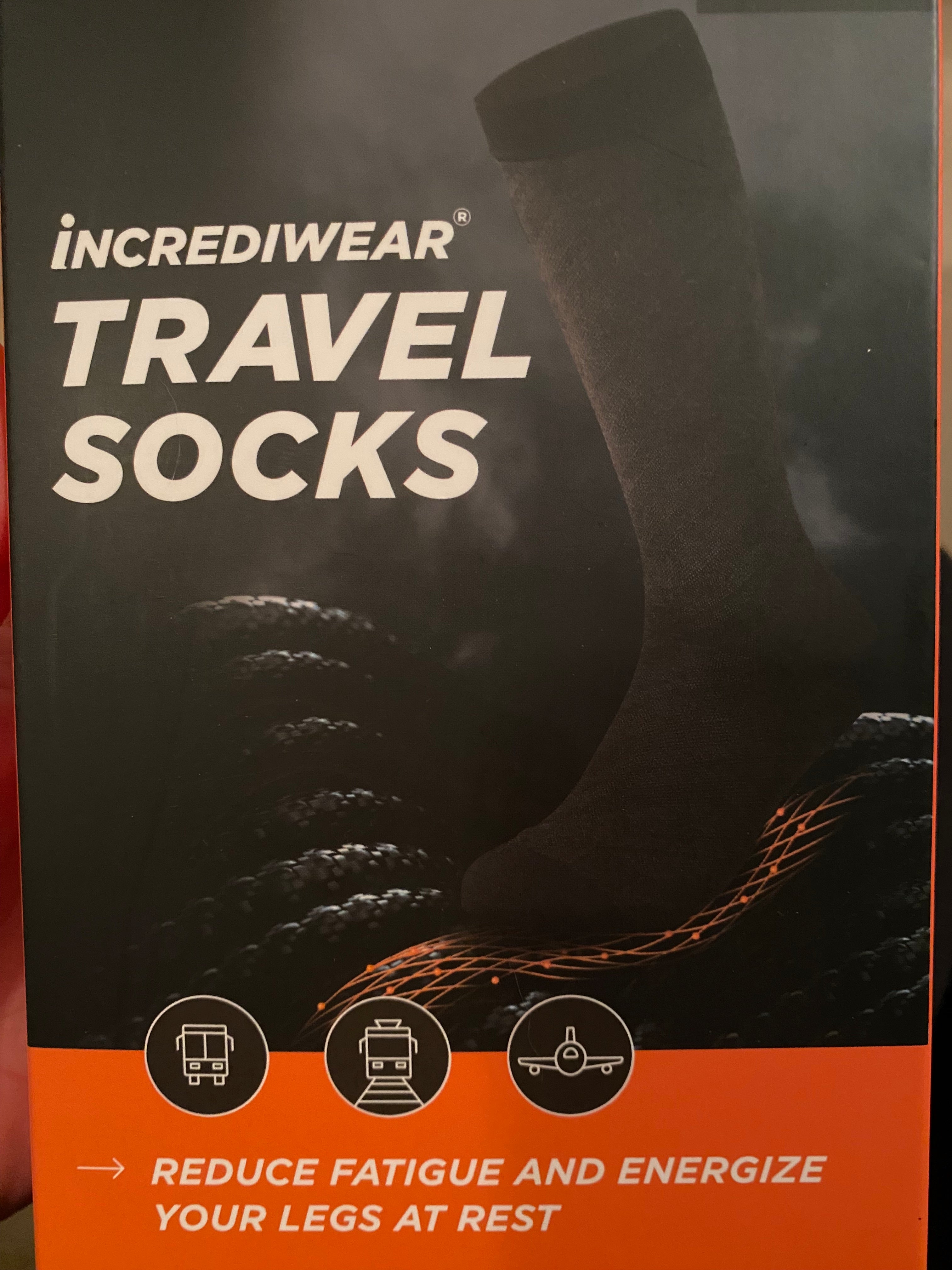 Chaussettes de Voyage Incrediwear - paire